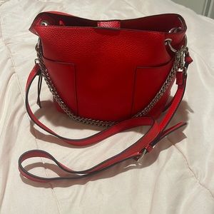 Steve Madden Red Crossbody Convertible Purse